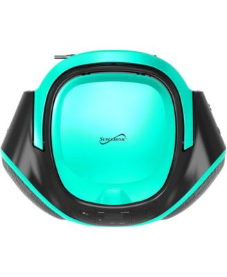 Portable AM/FM Radio & CD Player Boombox with Bluetooth