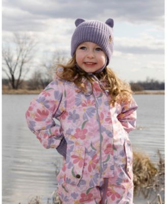 Baby Girls Knit Hat Lavender