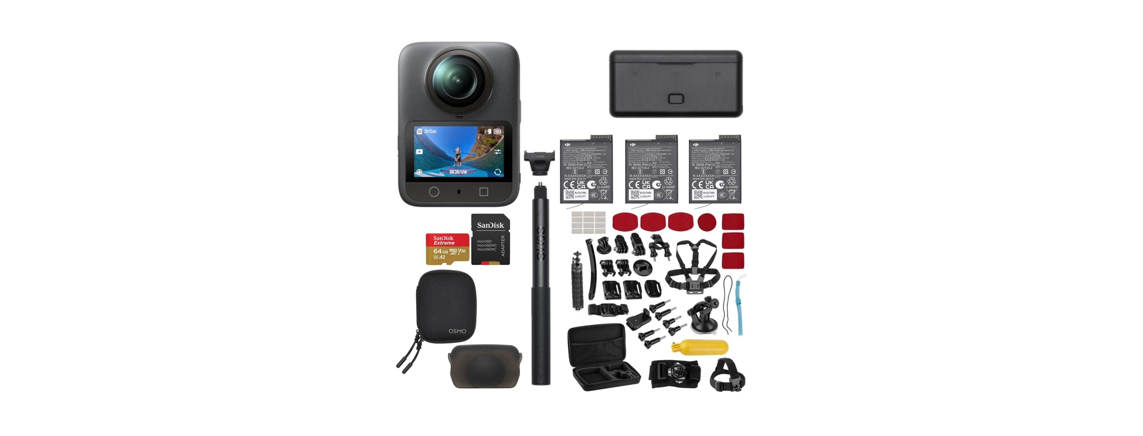 Dji Osmo 360 8K Waterproof 360-Degree Action Camera