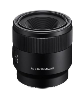 FE 50mm f/2.8 Macro Lens for Sony E, Bundle with 55mm Essentials Filter Kit, Cleaning Kit and Cleaning Cloth