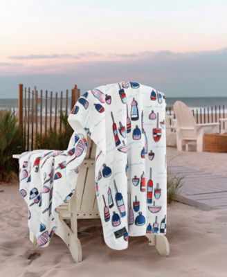 Buoy oh Buoy Whimsical Throw, 50" x 70"