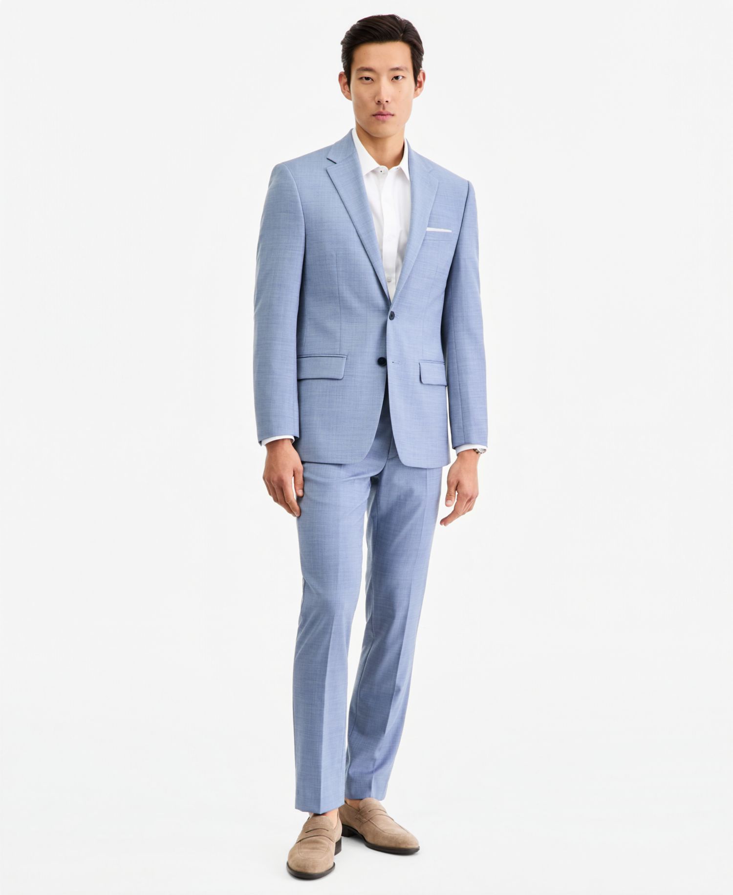 Men's Slim-Fit Wool-Blend Stretch Suit Jackets