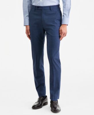 Men's Slim-Fit Wool-Blend Stretch Suit Pants