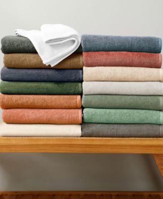 Textured Cotton Hand Towel Set, 6-Piece