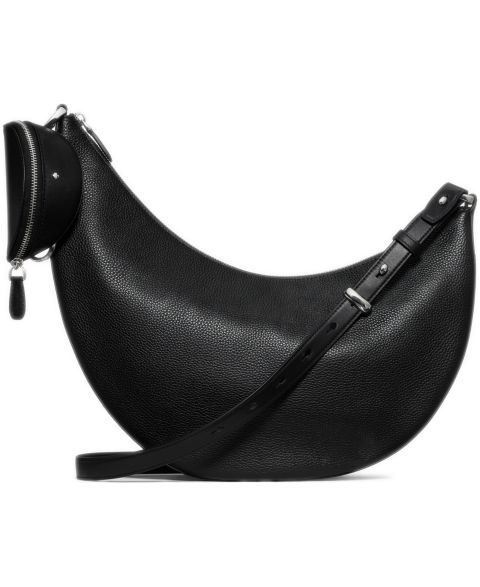 Женские сумки kate spade new york Duo Large Pebbled Leather Crossbody, цвет: Чёрный
