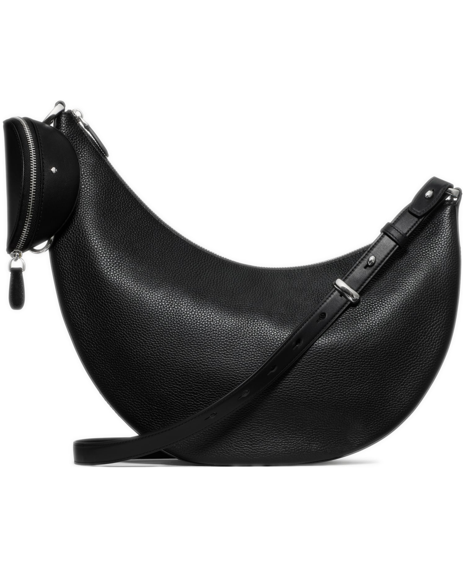 Duo Large Pebbled Leather Crossbody Bag