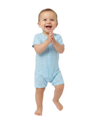 Baby Boys Harbor Gingham Bamboo Sleeper