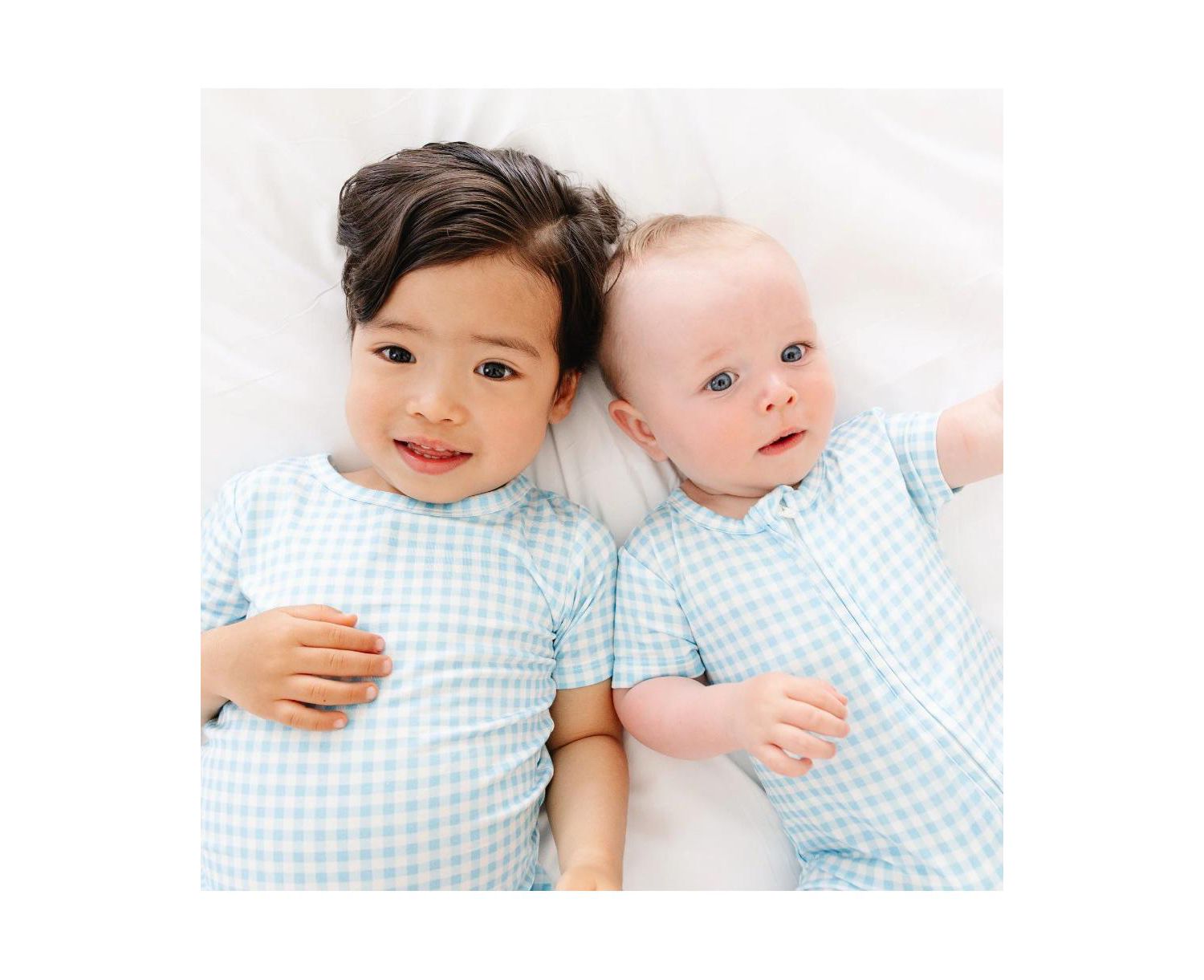 Baby Boys Harbor Gingham Bamboo Sleeper
