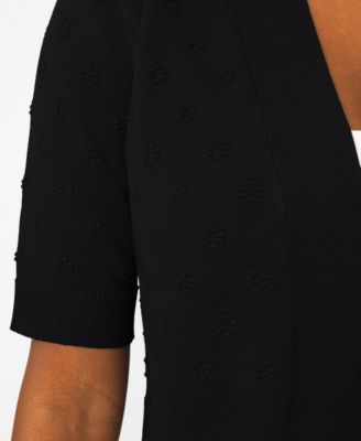 Women's Floral Texture Sweater