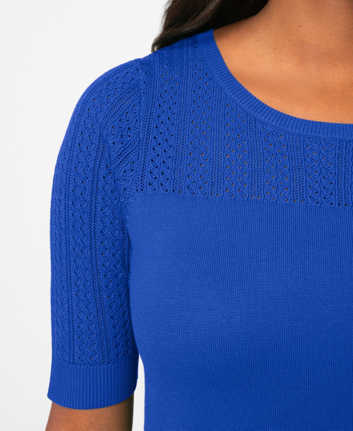 Melissa Paige Women's Cable Round Hem Sweater, Macy's Exclusive