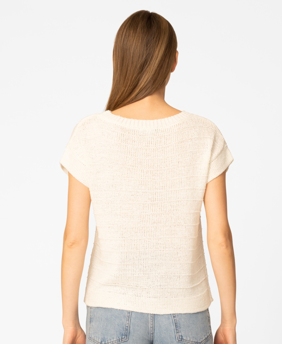 Melissa Paige Women's Textured Stripe Sweater, Macy's Exclusive