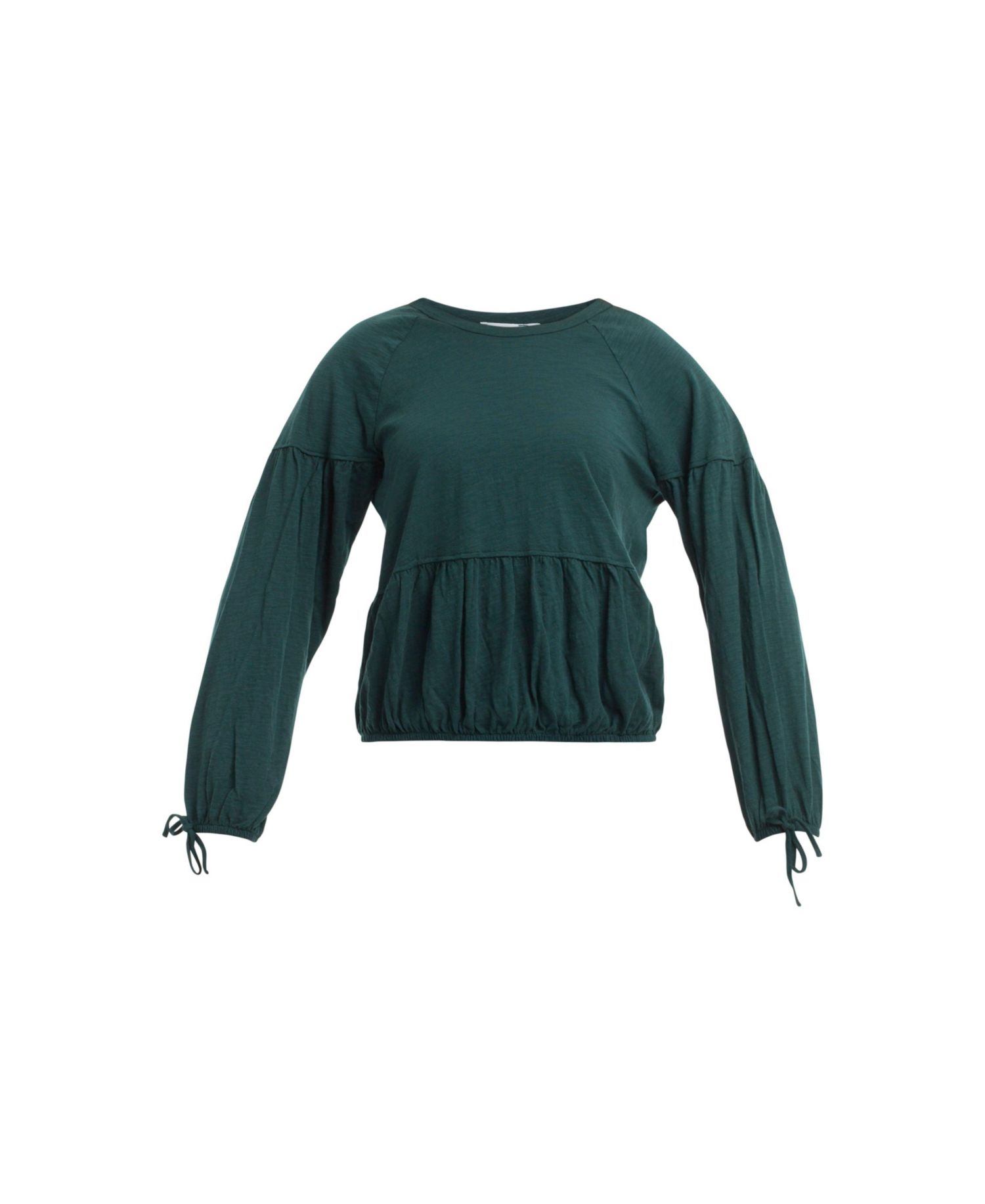 Women's Shirred Elastic Hem Tee