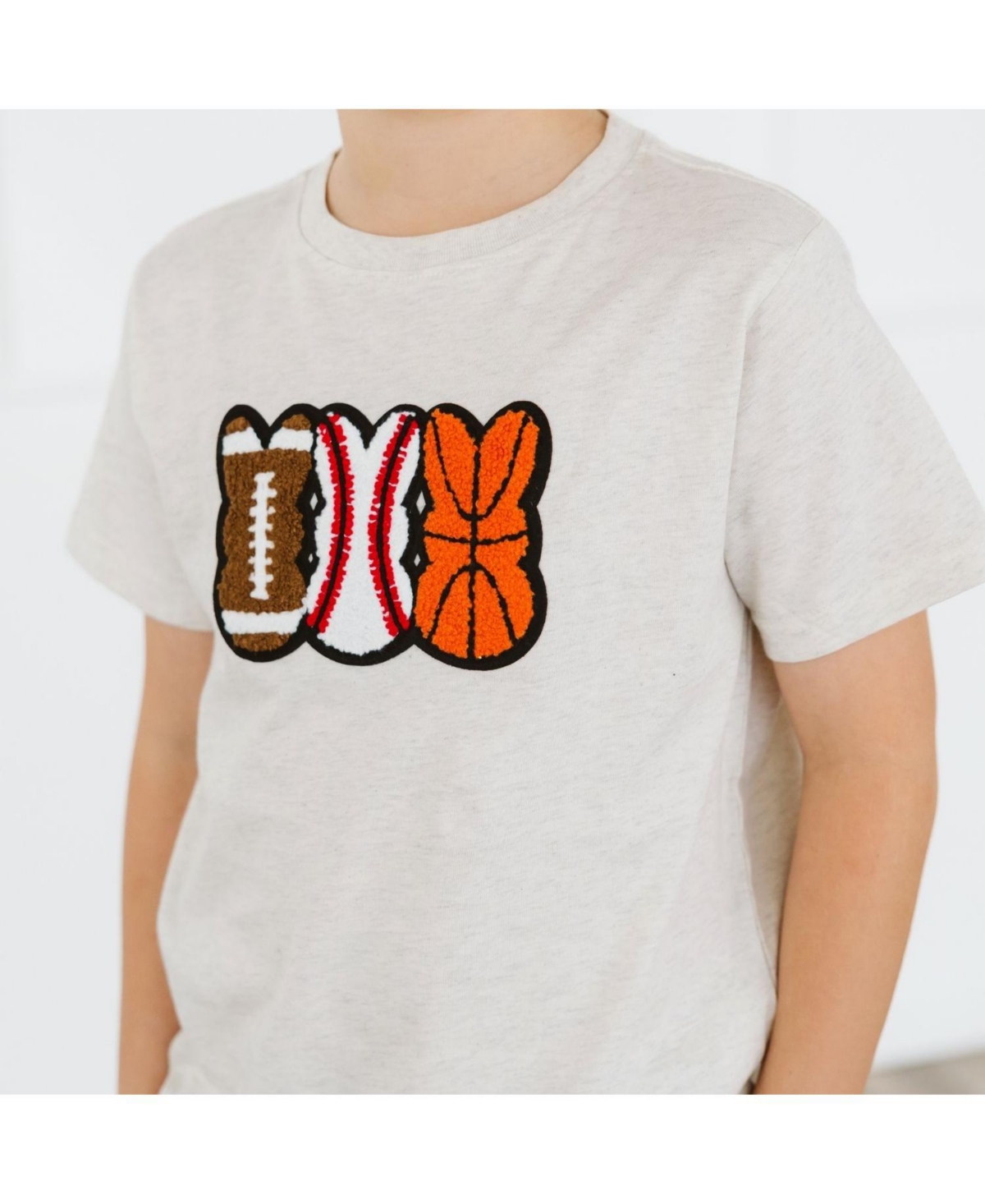 Sweet Wink Toddler Boys Sports Peeps Patch Easter Short Sleeve T-Shirt