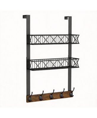 5-Hook Over Door Organizer