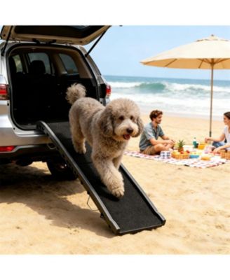 Foldable Pet Ramp, Gentle Slope Dog Car Ramp for Easy Access
