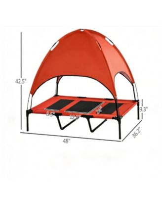 Modern Elevated Dog Cot, Portable & Breathable Cooling Pet Bed