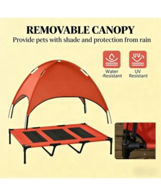 Modern Elevated Dog Cot, Portable & Breathable Cooling Pet Bed