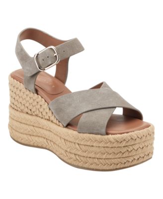 Women's Pasion Suede Espadrille Platform Wedge Sandals