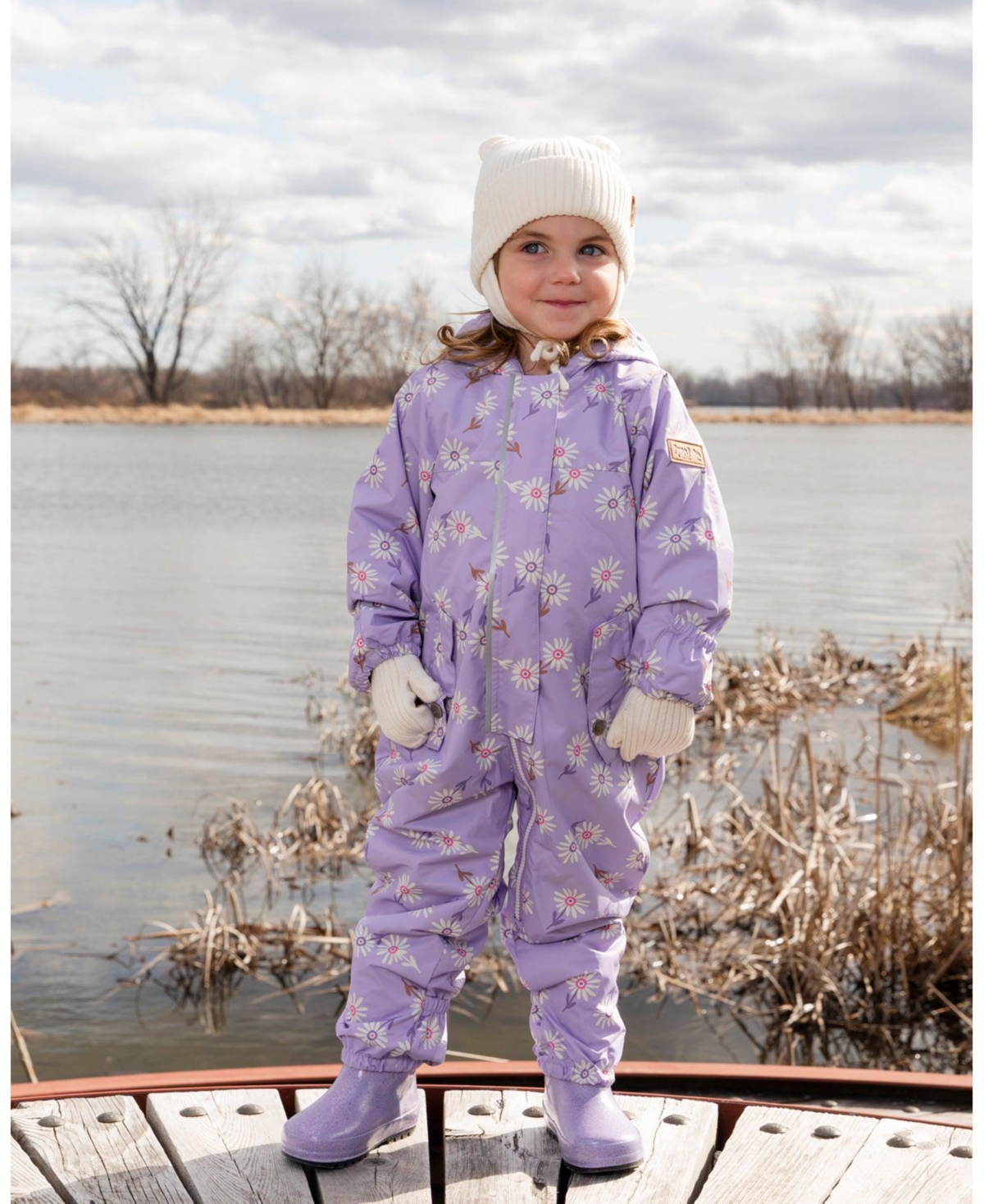 Deux par Baby Girls Mid-Season One-Piece Outerwear with Hat