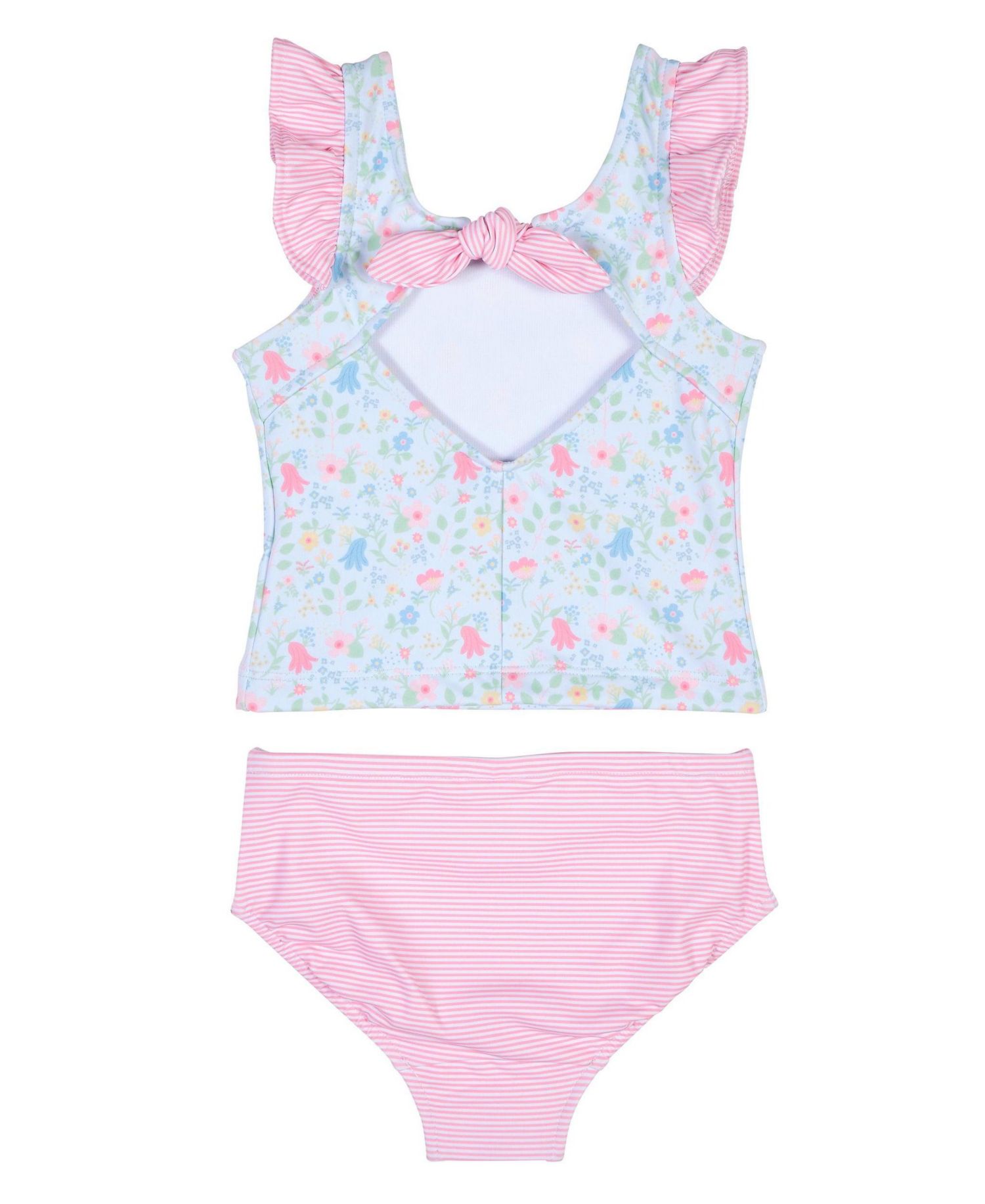 Toddler Girls Floral Print Tankini