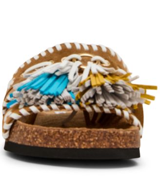 Women's Lester Tassel Footbed Slip-On Slide Sandals