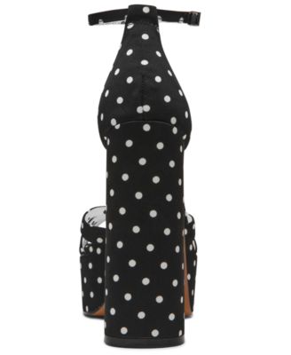 Women's Retro Strappy Block Heel Platform Dress Sandals