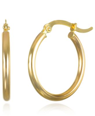 Hoop Earrings in 10k Yellow Gold