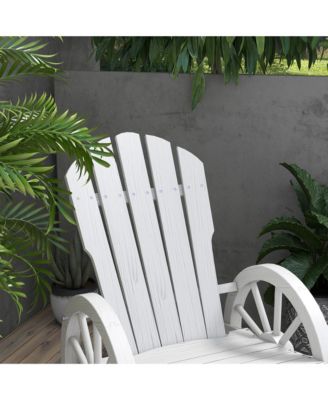 Slatted Design Adirondack Rocking Chair