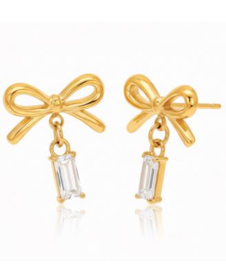 Colette Gold-Tone Bow Stud Earrings