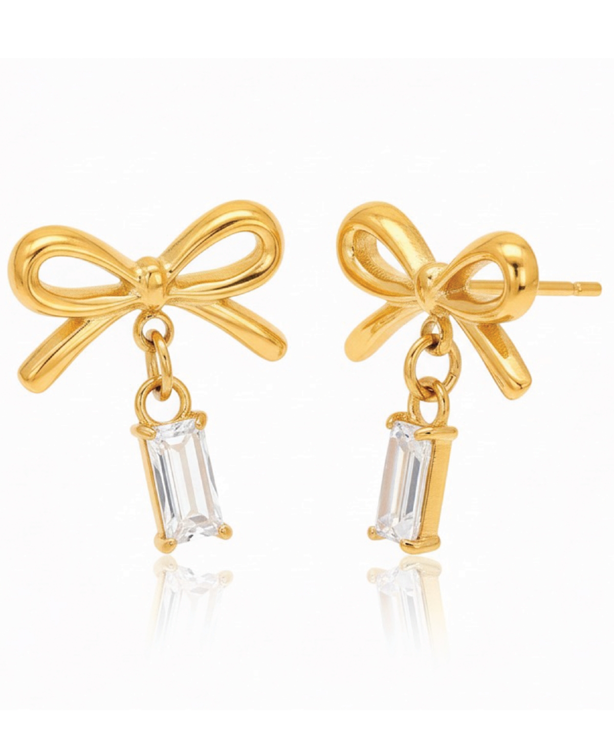 Lola Ade Colette Gold-Tone Bow Stud Earrings