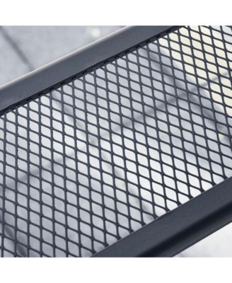 8' x 5' Steel Double Roof Grill Gazebo