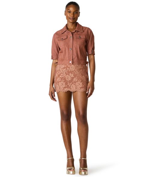 Женские куртки Steve Madden Collared Neck Jacket