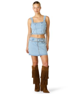 Women's High Rise Mini Skirt