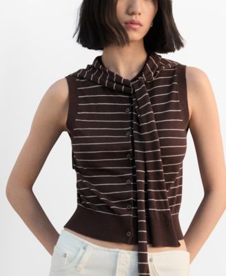 Women's Jersey-Knit Waistcoat