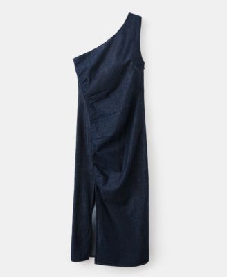 Women's Asymmetric Denim Dress
