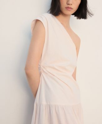 Women's Asymmetrical Pleated Dress