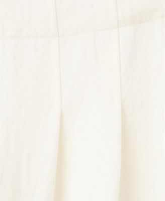 Women's Straight-Fit Pleated Pants