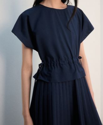 Women's Pleated A-Line Dress