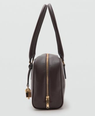 Women's Faux-Leather Finish Bowling Bag