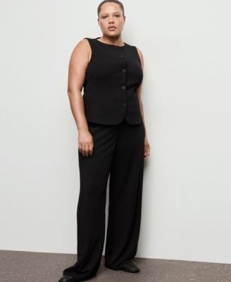 Women's Straight Low-Rise Suit Pants