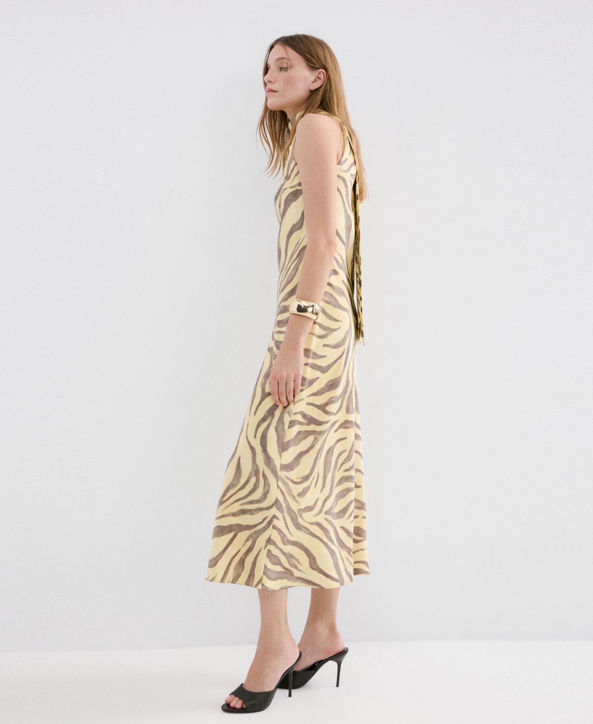 Mango Women's Foulard Printed Dress