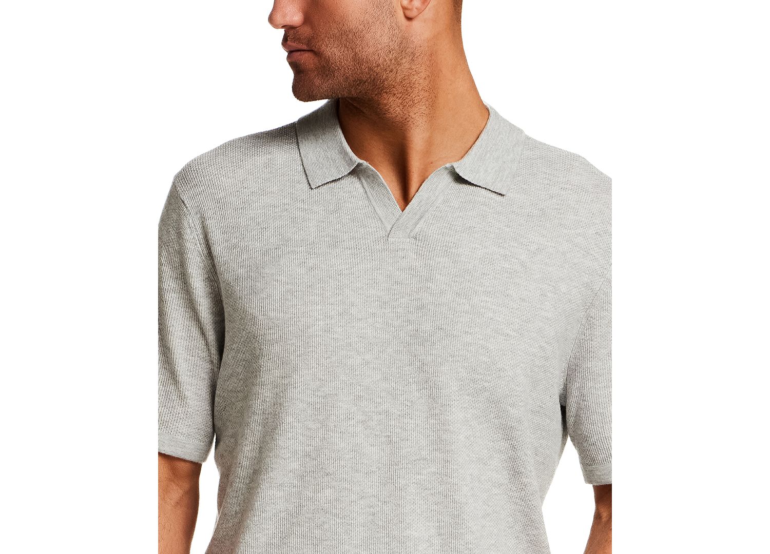 Men's Regular-Fit Johnny Collar Sweater