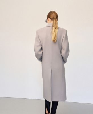 Women's Double-Breasted Wool Coat