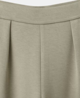 Women's Elastic Waist Straight-Fit Pants