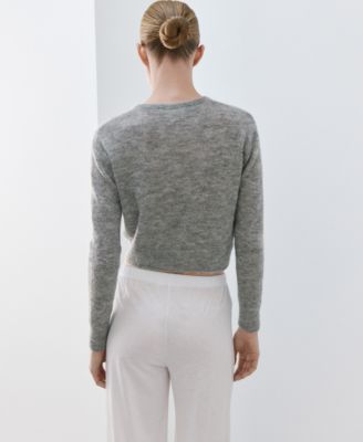 Women's Short Wool Cardigan