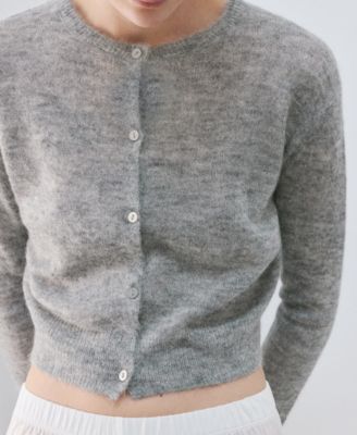 Women's Short Wool Cardigan