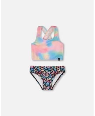 Girl Two-Piece Swimsuit Multicolored - Toddler|Child