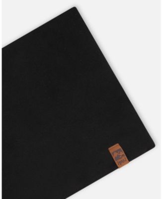 Kids Unisex Stretch Jersey Neck Tube Black - Toddler|Child