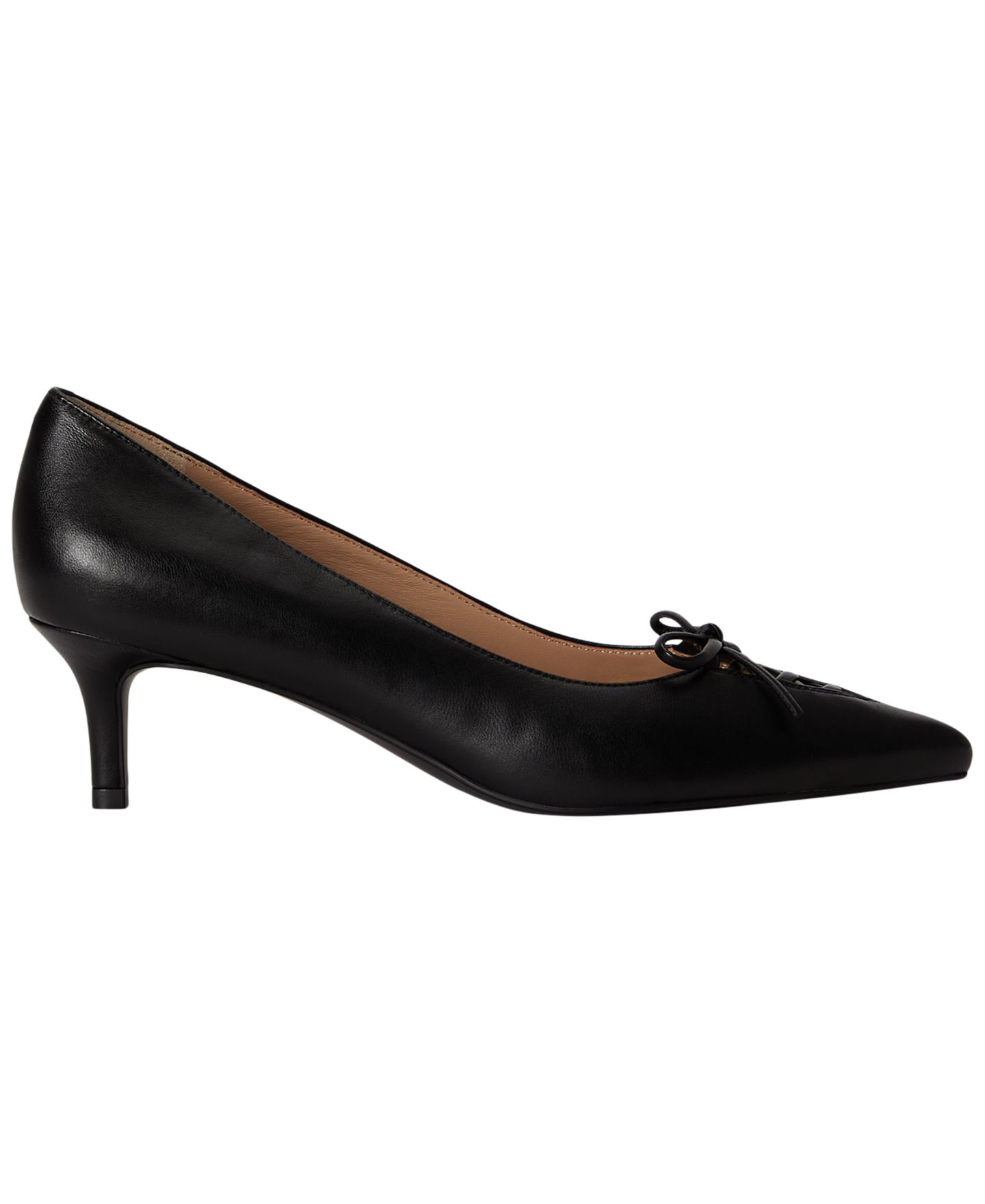 Женские туфли Lauren Ralph Lauren Adrienne Slip-On Pumps, цвет: Чёрный — фото 2