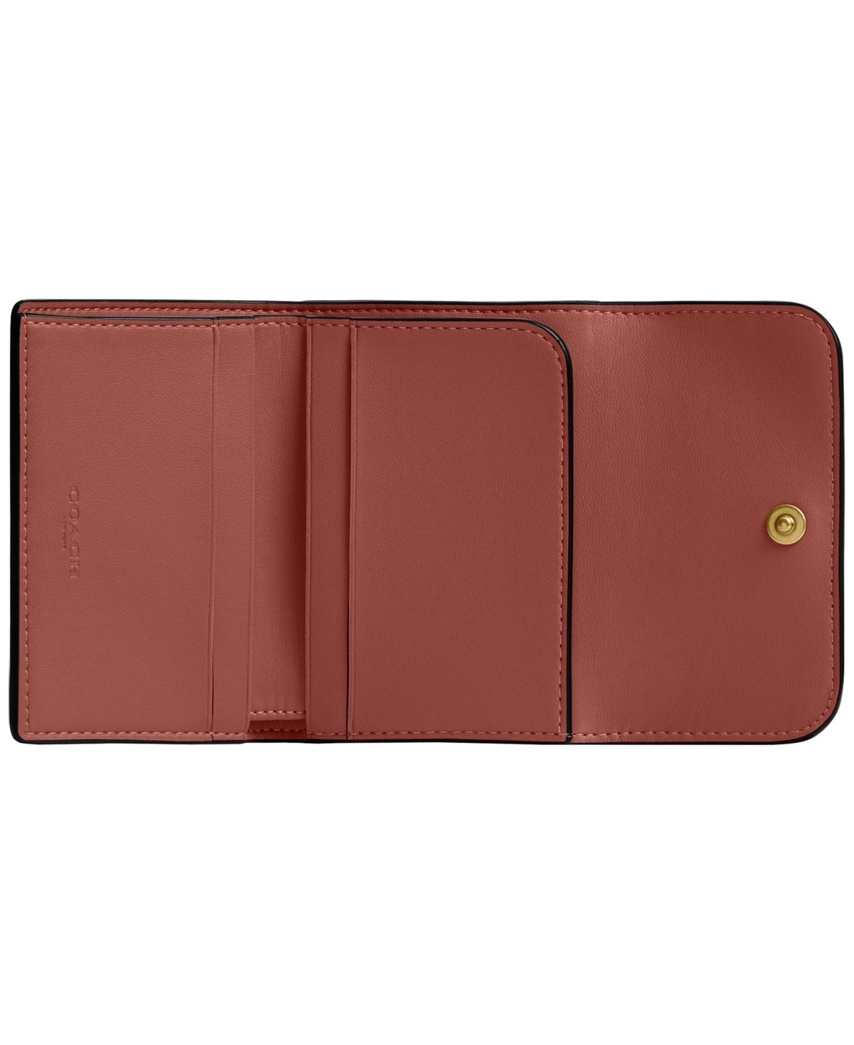 Coach Essential Leather Card Case Wallet